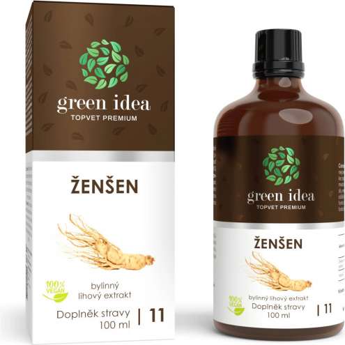 GREEN IDEA Ženšen tinktura - kapky 100 ml